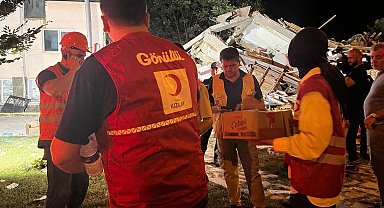 Türk Kızılayı'ndan Sındırgı afetzedelerine beslenme desteği