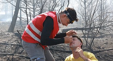Türk Kızılayı'ndan yangınla mücadeleye tam destek
