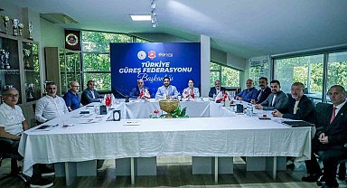 Türkiye Güreş Federasyonu Yönetim Kurulu'ndan istişare toplantısı