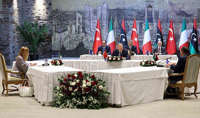 Türkiye-İtalya-Libya üçlü zirvesi sona erdi