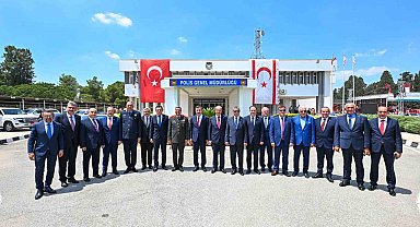 Türkiye'nin hibe ettiği 29 araç, KKTC İçişleri Bakanlığı'na teslim edildi