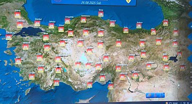 Ülke genelinde hava sıcaklıkları mevsim normalleri civarına düşüyor