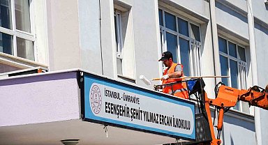 Ümraniye Belediyesi'nden okullara yeni dönem öncesi bakım ve onarım desteği