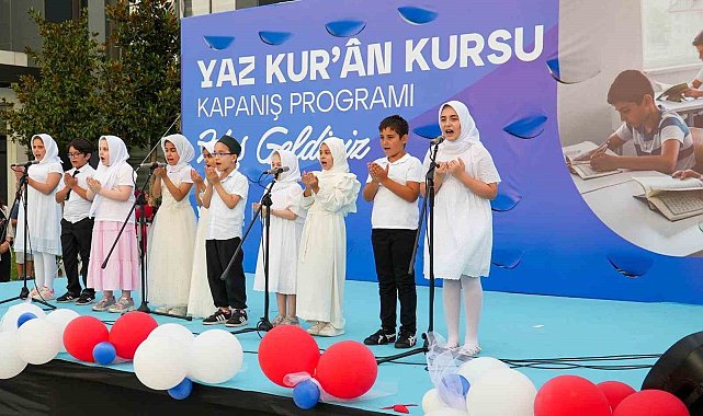 Ümraniye'de Yaz Kur'an Kursu kapanış programı gerçekleştirildi