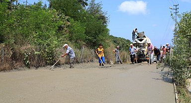 Ünye'de yol hayali gerçek oldu