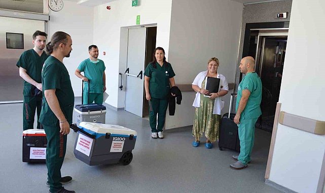 Uşak'ta bağışlanan organlar 3 hastaya umut oldu