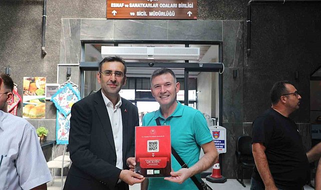 Uşak'ta gıda işletmelerinde karekod uygulaması bilgilendirmeleri sürüyor