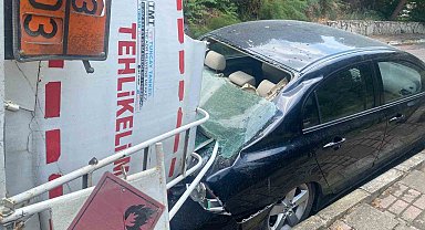 Üsküdar'da akaryakıt tankeri devrildi: 1 yaralı