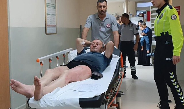 Üzerine kaynar su dökülen adam hastanelik oldu