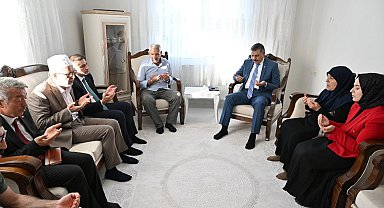 Vali Çiftçi'den şehit ailesine ziyaret