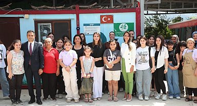 Vali Masatlı'nın eşi, 'Yüreğimizdeki Işık' projesinde kız çocuklarıyla bir araya geldi