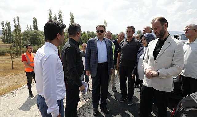 Vali Musa Işın, Hisarcık-Emet köprüsünde incelemelerde bulundu