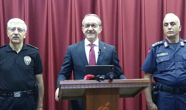 Vali Seddar Yavuz: "Asayiş suçlarında önemli düşüş var"