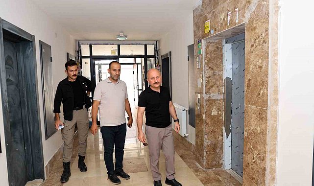 Vali Varol, Örenli Kalıcı Deprem Konutları'nı denetledi