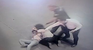 Valizinin kaybolduğunu iddia eden alkollü kadın terminali ayağa kaldırdı... O anlar kamerada