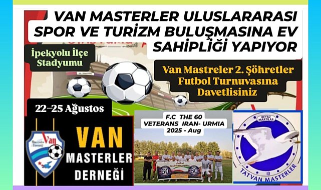 Van Masterler'den uluslararası futbol turnuvası