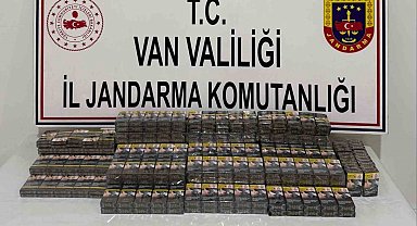 Van'da bin 778 paket kaçak sigara ele geçirildi