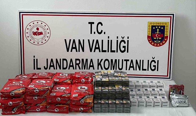 Van'da gümrük kaçağı malzemeler ele geçirildi