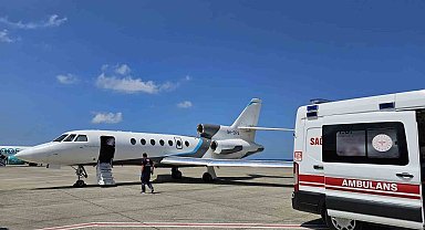 Van'dan iki bebek uçak ambulansla sevk edildi