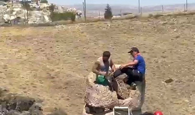 Video çekerken kuyuya düşen genci itfaiye kurtardı