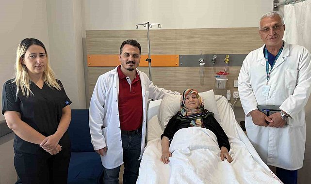 Yalova'da beyin anevrizması kapalı yöntemle tedavi edildi