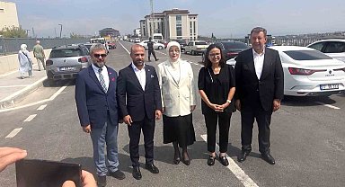 Yalova'da çöken hastane yolu yapılarak yeniden trafiğe açıldı