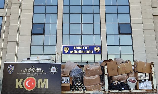 Yalova'da kaçakçılık operasyonu: 3 gözaltı
