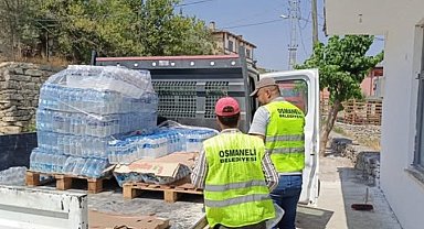 Yangın felaketinin ardından dayanışma örneği