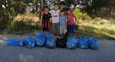Yangın sonrası miniklerden örnek davranış