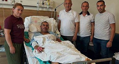 Yaralı orman işçisinin tedavisi devam ediyor