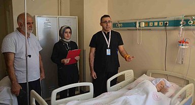 Yaşlı hasta 15 dakikalık müdahale ile sağlığına kavuştu