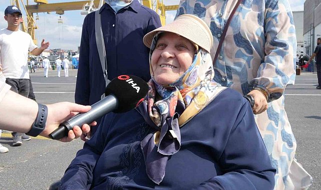 Yaşlı teyzenin TEKNOFEST aşkı engel tanımadı