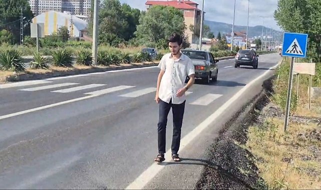 Yaya geçidi var ama yayanın geçebileceği yol yok