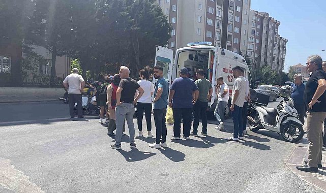 Yaya geçidinden geçen çocuğa otomobil çarptı: 1 yaralı