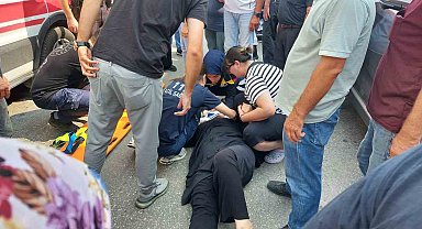 Yayaya çarpıp kaçtı, kadın sürücü peşine düştü