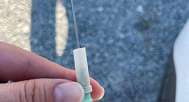 Yayla sahilinde enjeksiyon iğnesi tehlikesi!