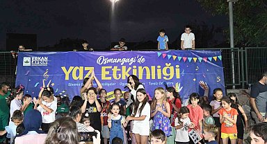 Yaz etkinliklerinde çocuklar ve aileler doyasıya eğlendi