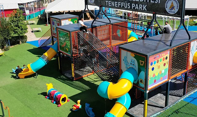 Yaz tatilinin renkli durağı: Teneffüs park 16 bin kişiyi ağırladı
