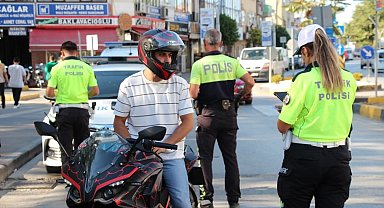 Yazın motosiklet yoğunluğu arttı, polis denetimleri hız kazandı