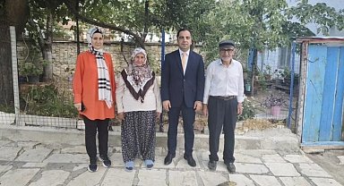 Yeni kaymakamdan ilk ziyaret gazilere