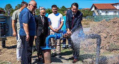 Yeni kaynak ile Hendek'in iki mahallesine 132 metre derinlikten kaliteli içme suyu