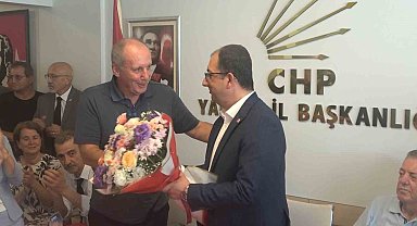 Yeniden CHP'ye katılan Muharrem İnce'den Yalova İl Teşkilatı'na ziyaret