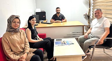 Yeşilay'dan İHA Adıyaman Bürosu'na ziyaret