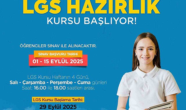 Yeşilyurt Belediyesi'nden ücretsiz LGS kursu