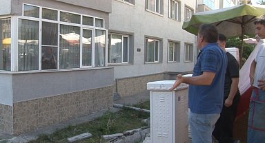 Yıkılan bahçe duvarıyla ilgili vatandaş ve pazarcı arasında gerginlik çıktı