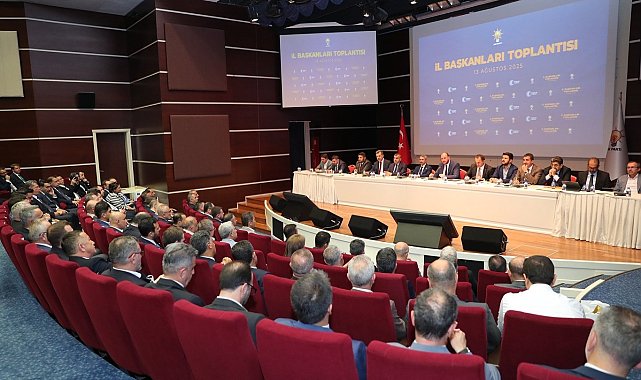 Yıldırım, Daraltılmış İl Başkanları Toplantısı'na katıldı