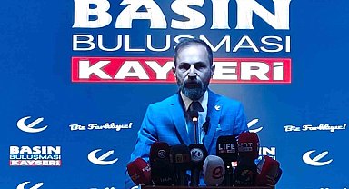 YRP Kayseri İl Başkanı Özcan: "Partimiz Kayseri'de ana muhalefet partisi konumuna gelmiştir"