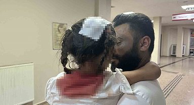 Yüksekova'da başından parke taşı düşen 5 yaşındaki Avesta ölümden döndü