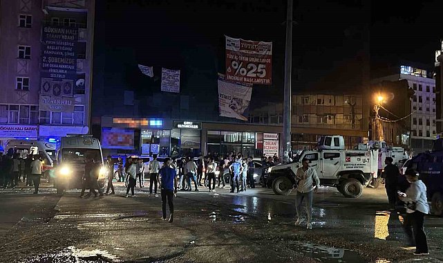 Yüksekova'da iki grup arasında kavga: 1 yaralı