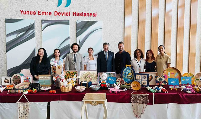 Yunus Emre Devlet Hastanesi'nde 'Geleneksel El Sanatları Sergisi' açıldı